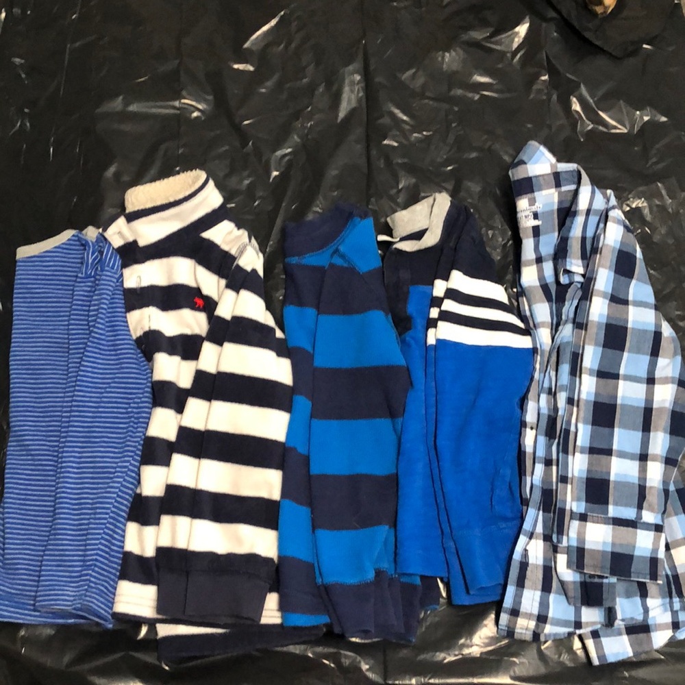 BULK BUY: Five ‘boy’ long sleeve tops